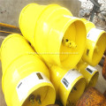 Welded steel ammonia gas cylinder tonner